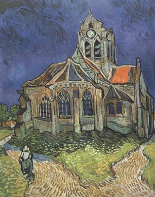 Vincent Van Gogh The Church at Auvers (nn04) oil painting picture